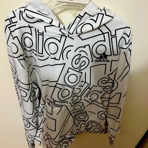 Boys size 8 Adidas hooded sweatshirt in great condition